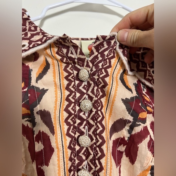 FARM Rio Cream Toucans Scarf Mini Dress - Picture 6 of 12